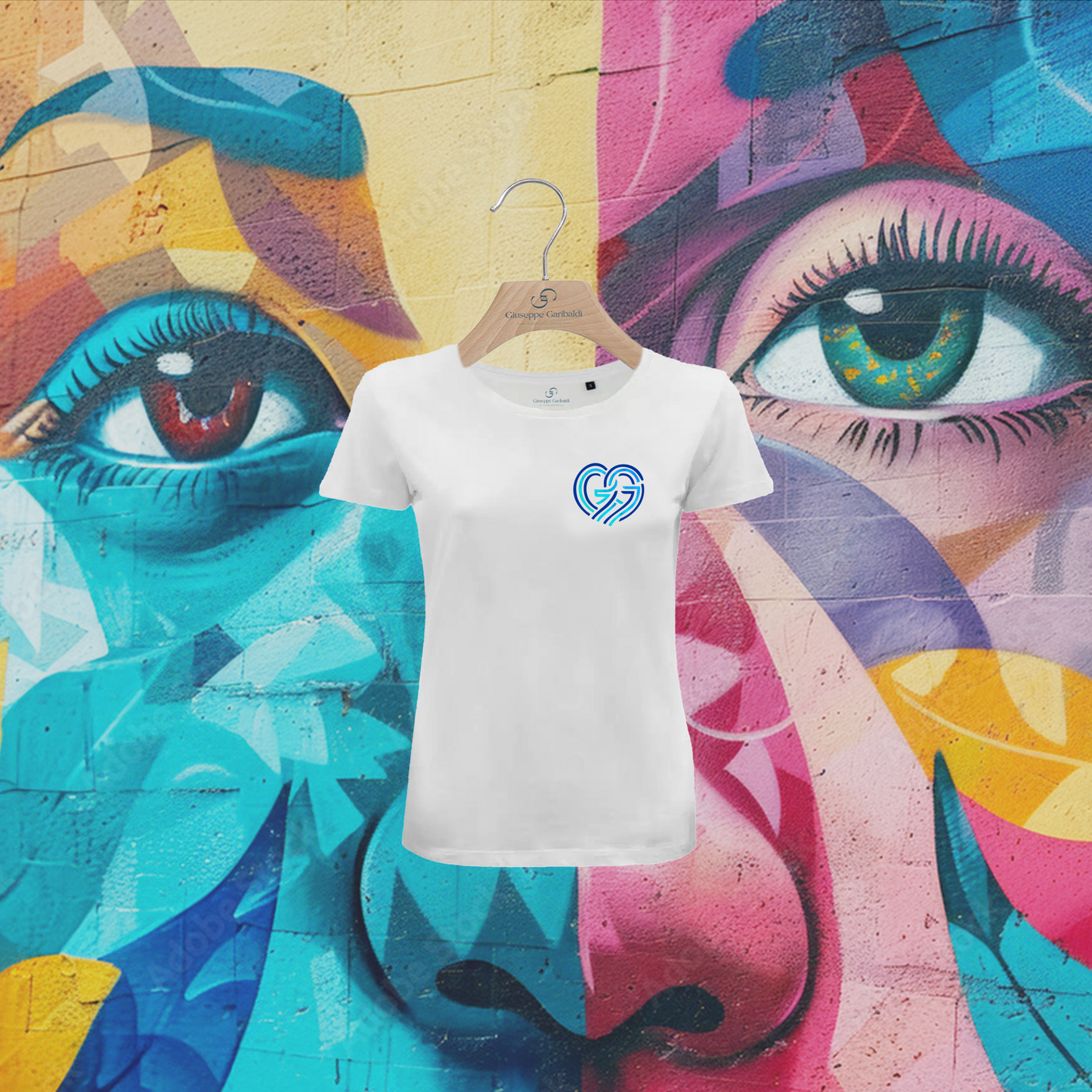 T-shirt Donna Un Cuore, Due Colori