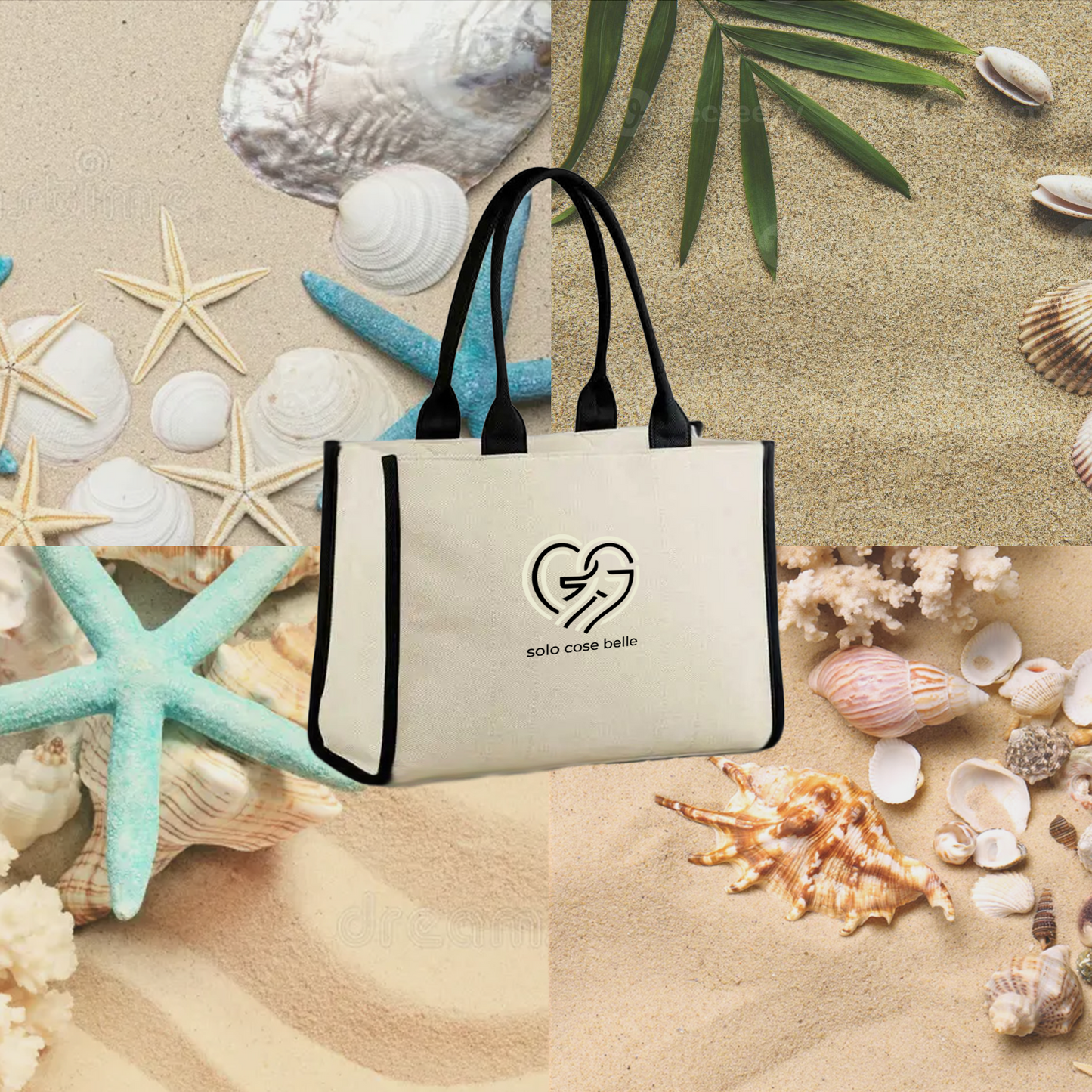 Borsa “Solo cose belle” – Ricamata
