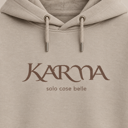 Felpa Karma con cappuccio – Beige