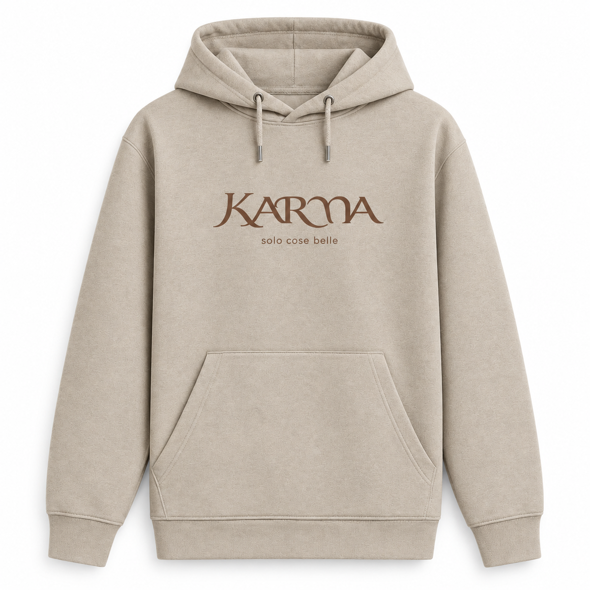Felpa Karma con cappuccio – Beige