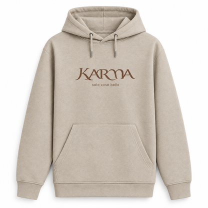 Felpa Karma con cappuccio – Beige