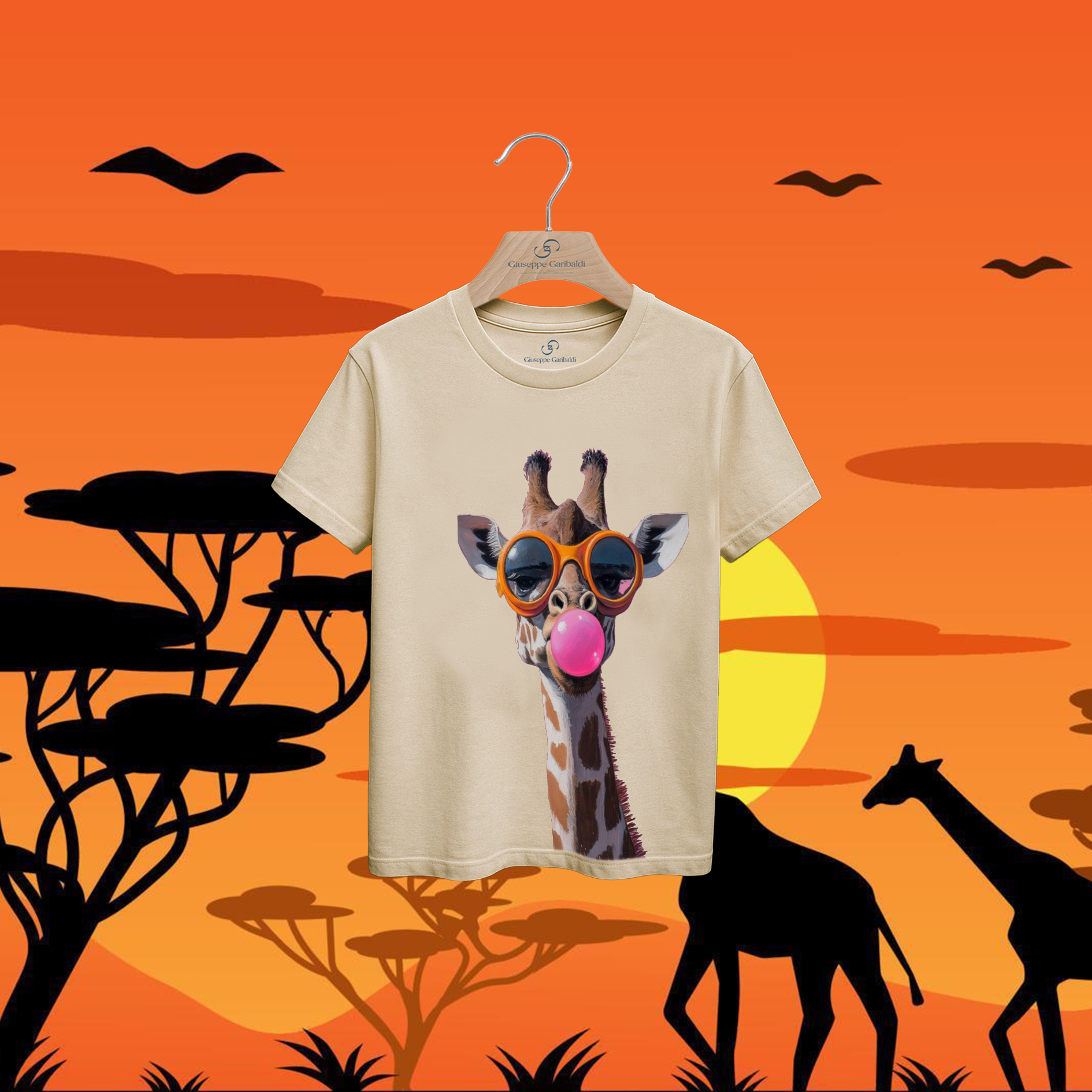 Due Giraffe con il collo molto lungo - Pagine Giraffa da Colorare Due Giraffe con il collo molto lungo - Pagine Giraffa da Colorare