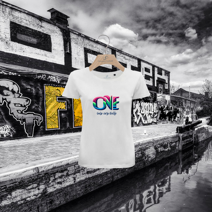 T-shirt Maglia Donna Sfiancata con Stampa Momentaneamente Single T-shirt Maglia Donna Sfiancata con Stampa Momentaneamente Single